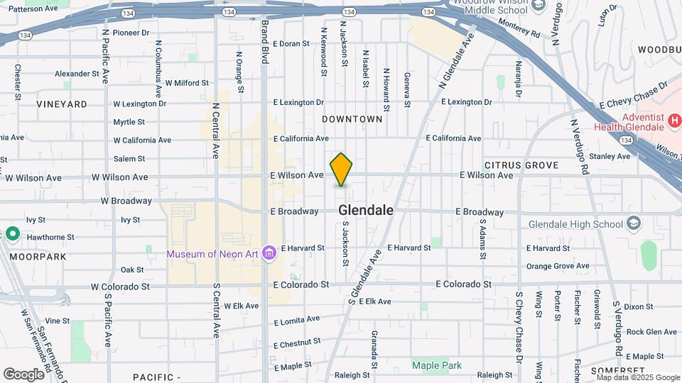 123 N Jackson St Mapa y Detalles de la Ubicación