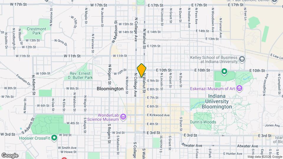 501 N Walnut Mapa y Detalles de la Ubicación