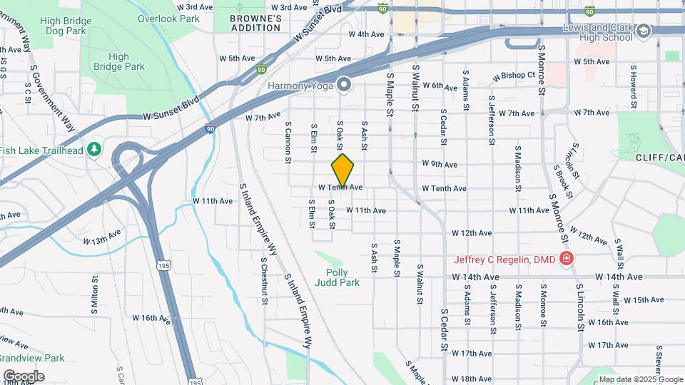 1737 W Tenth Ave Map and Location Details