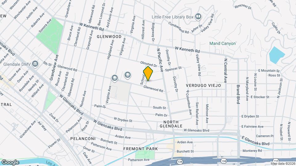 550 Clement Dr Map and Location Details