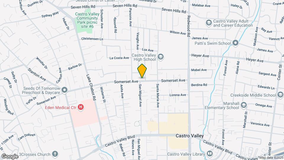 3594 Somerset Ave Map and Location Details