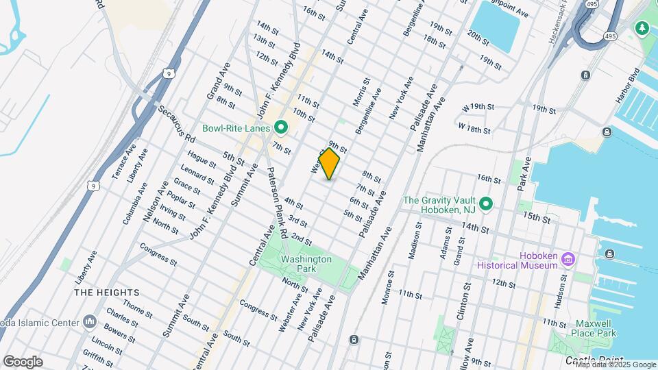 601-603 BERGENLINE AVE Map and Location Details