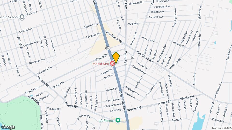 1429 Deer Park Ave Map and Location Details