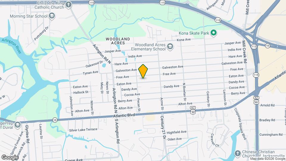 7833 Eaton Ave Map and Location Details