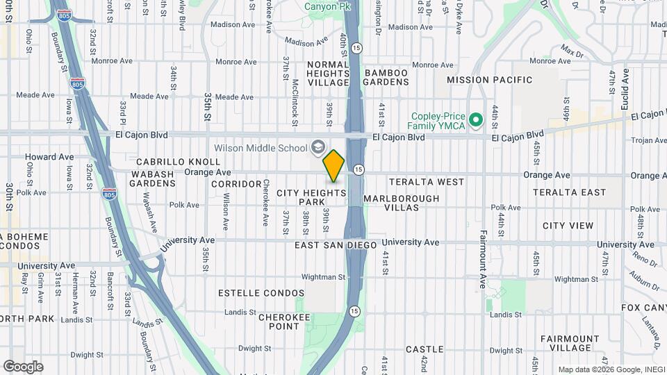 4159 39th St Mapa y Detalles de la Ubicación