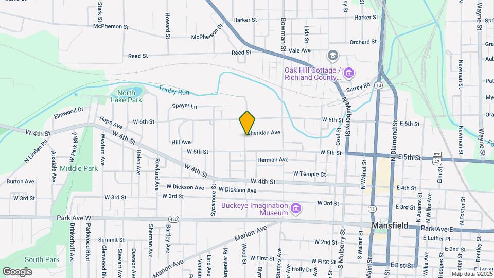 188 N Benton St Map and Location Details
