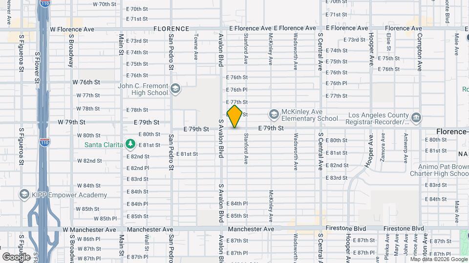 628 E 79th St Map and Location Details
