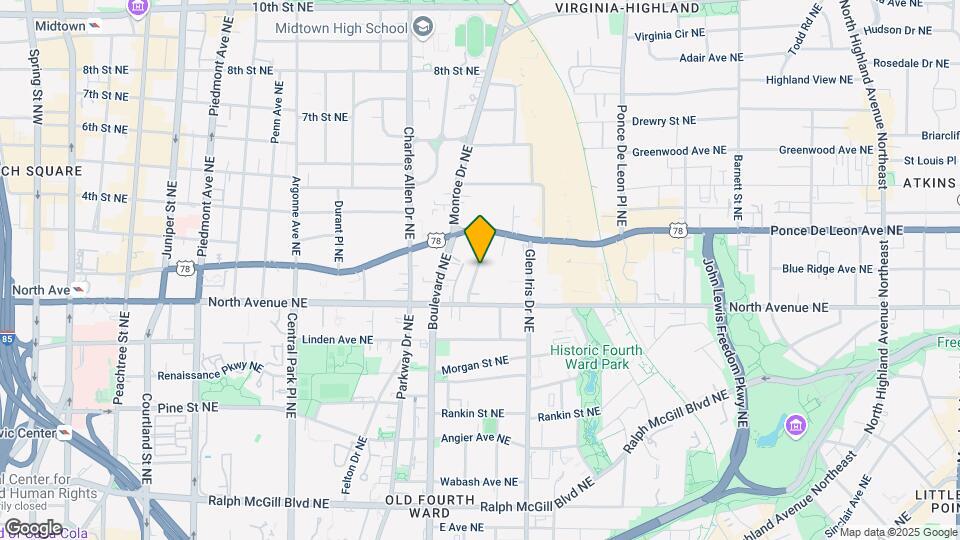 655 Kennesaw Ave NE Map and Location Details