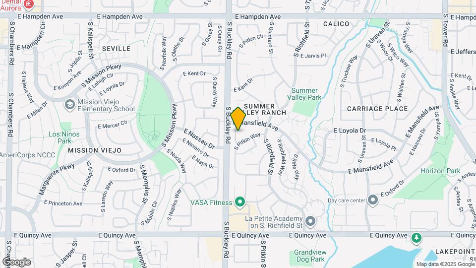 3922 S Pagosa St Mapa y Detalles de la Ubicación