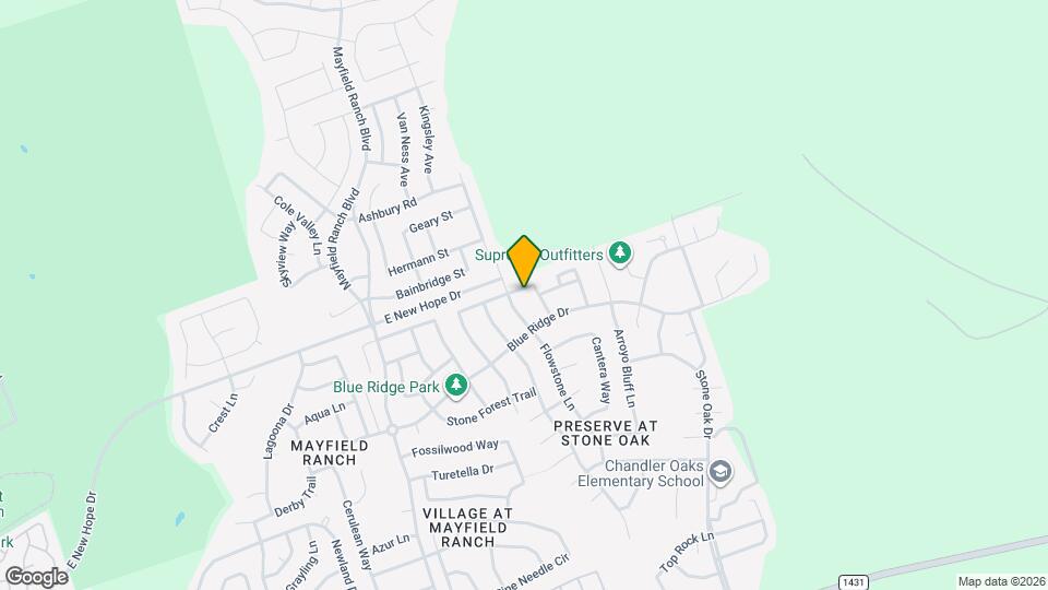 3681 Spring Canyon Trail Map and Location Details