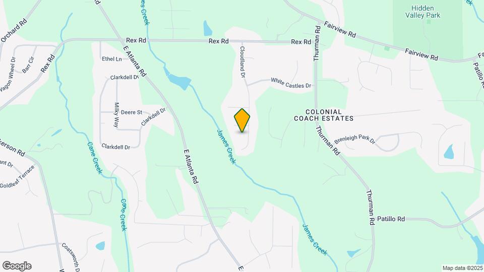 632 Cloudland Dr Map and Location Details