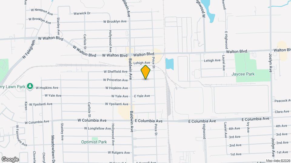 54 E Princeton Ave Map and Location Details