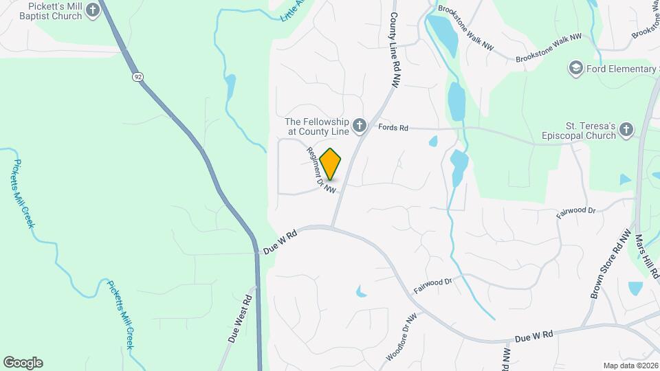 6261 Sharpsburg Ct NW Mapa y Detalles de la Ubicación