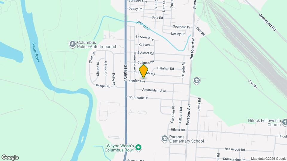 96 Ziegler Ave Map and Location Details