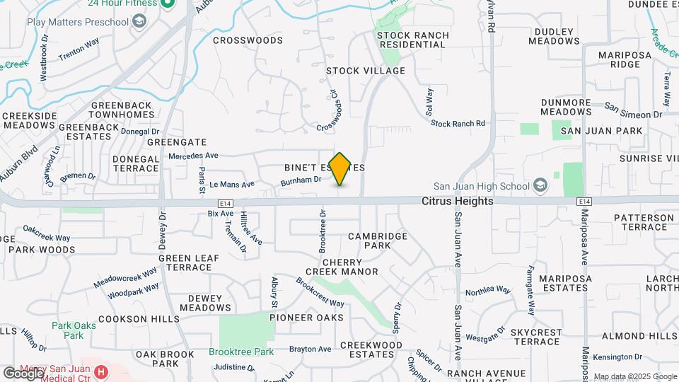 7047 Greenback Ln Map and Location Details