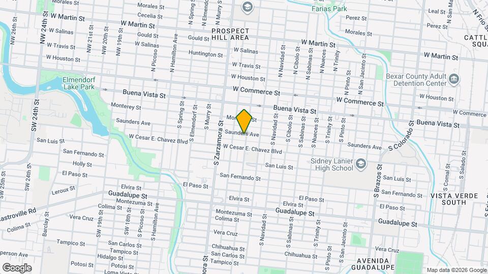2402 Saunders Ave Mapa y Detalles de la Ubicación