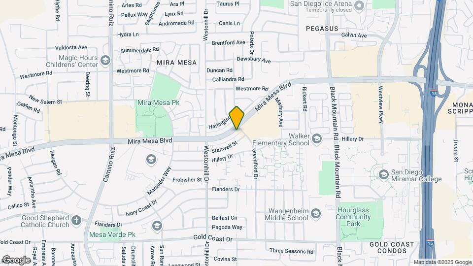 8865 Mira Mesa Blvd Map and Location Details