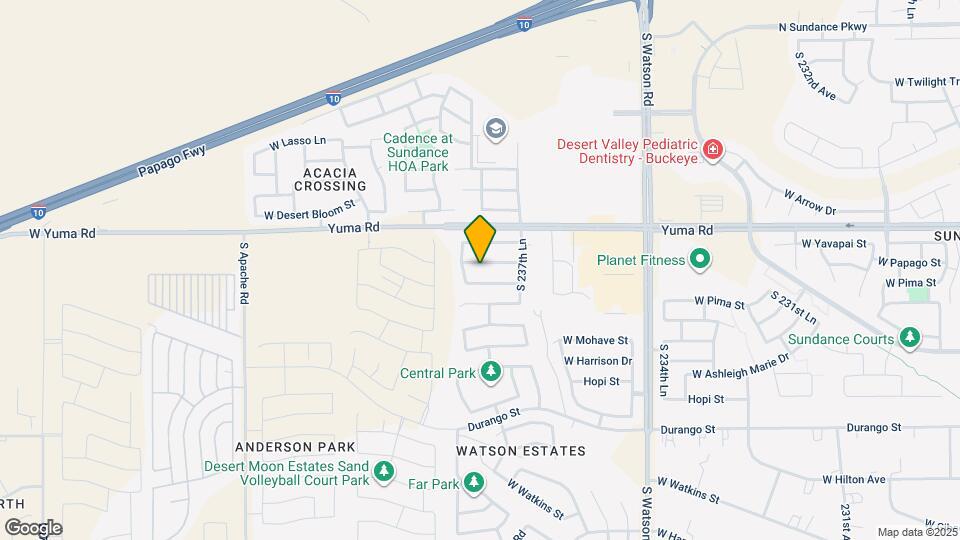 23837 W Papago St Map and Location Details