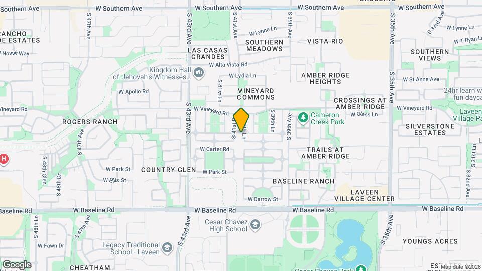 7002 S 40th Ln Map and Location Details