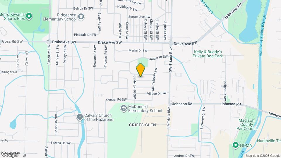 3314 Lockwood Ct SW Map and Location Details