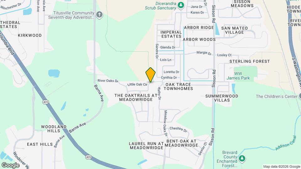 1267 Little Oak Cir Mapa y Detalles de la Ubicación