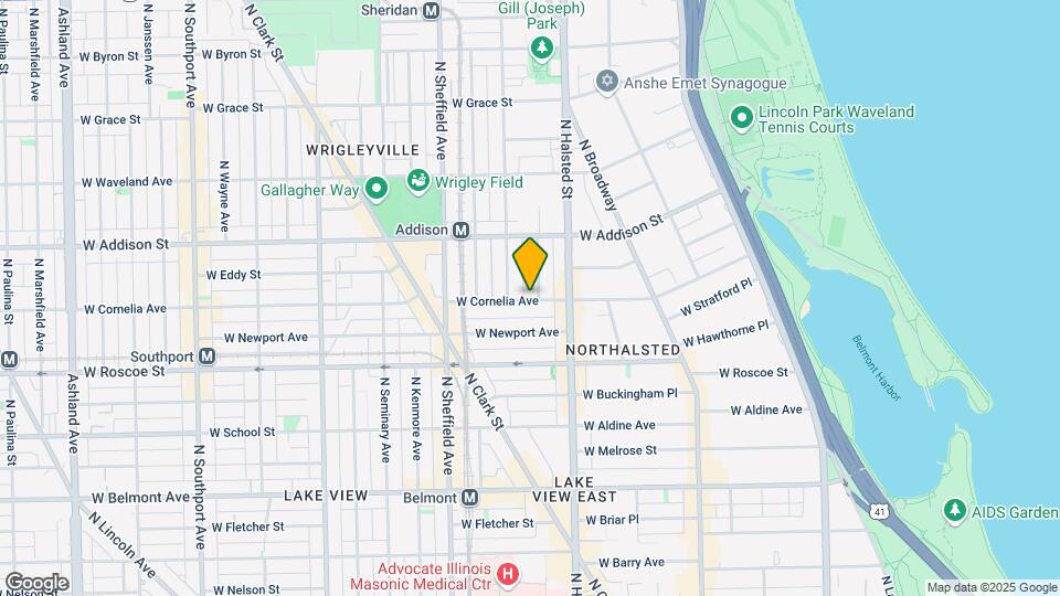842 W Cornelia Ave, Unit 853-1S Mapa y Detalles de la Ubicación