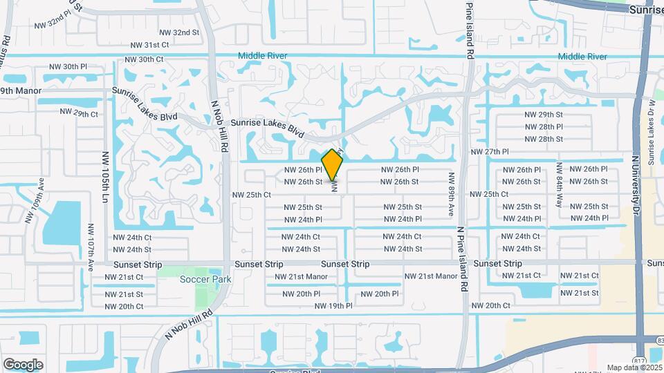 9480 NW 26th St Map and Location Details
