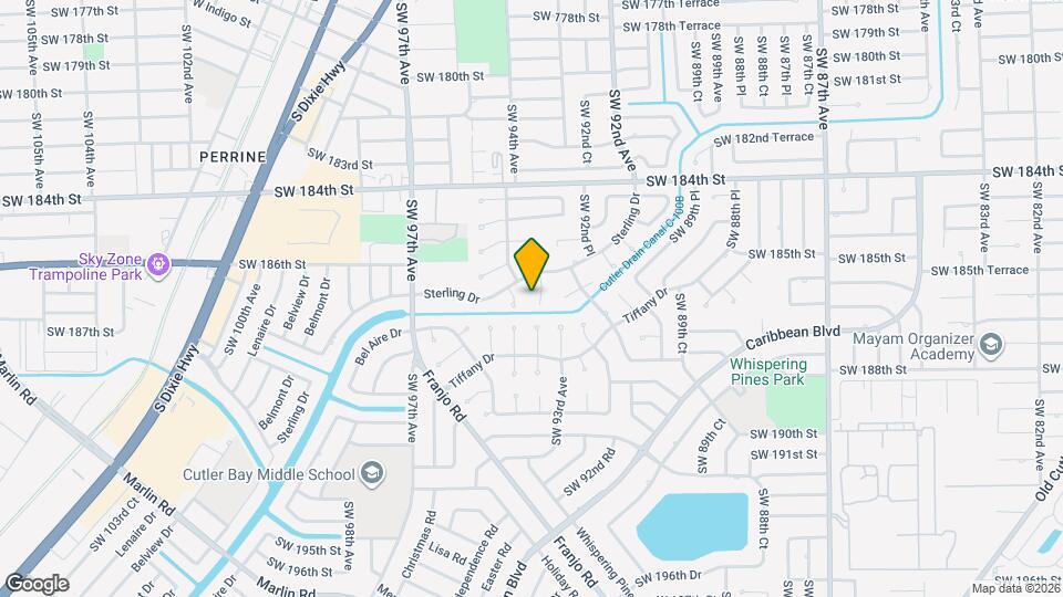 18608 SW 93rd Pl Map and Location Details