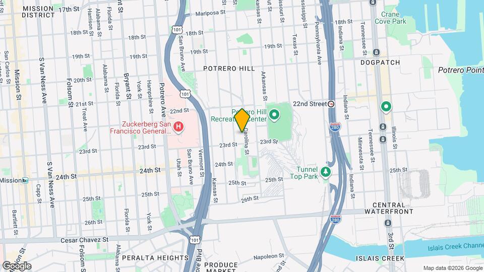 1064 Carolina St Mapa y Detalles de la Ubicación