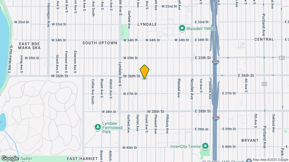 3612 Grand Ave S Map and Location Details