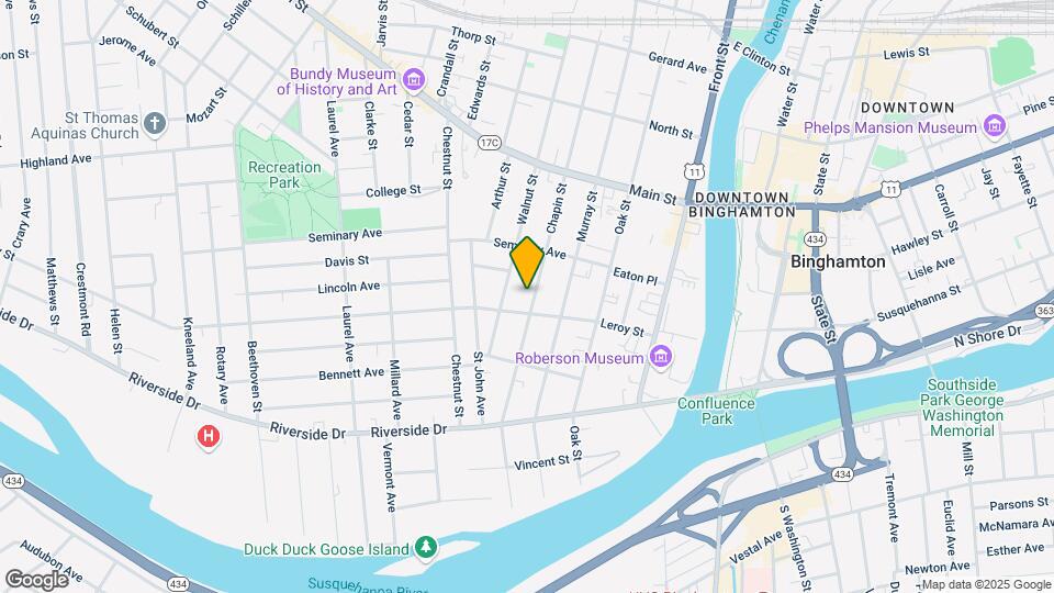 95 Chapin St Mapa y Detalles de la Ubicación