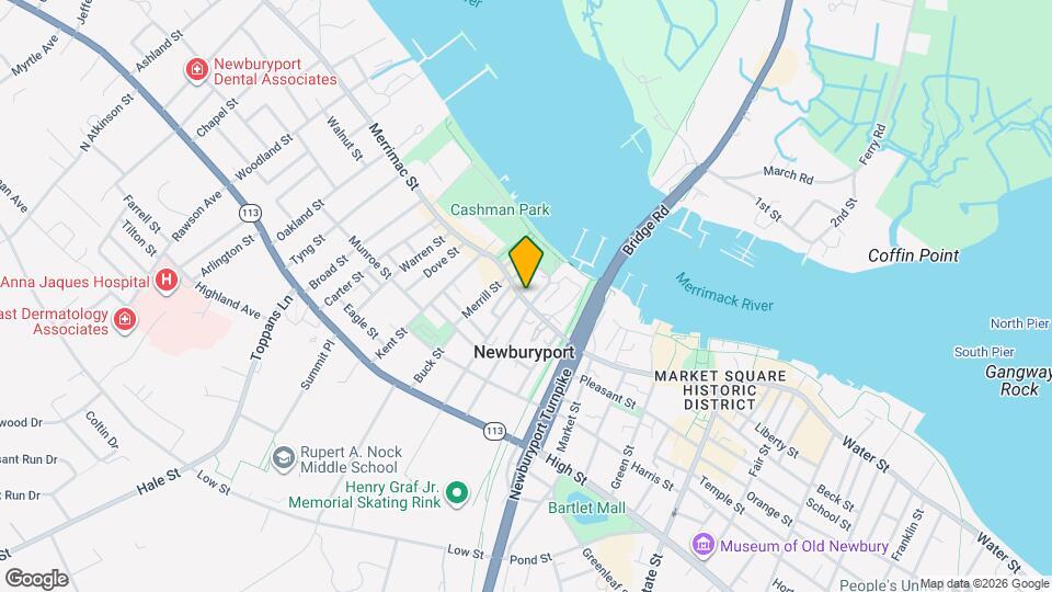 150 Merrimac St Map and Location Details