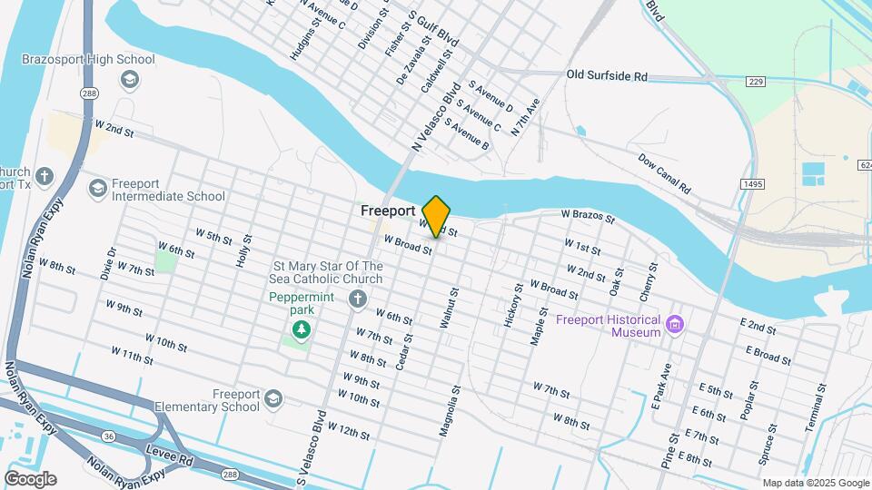 217 Cedar St Map and Location Details