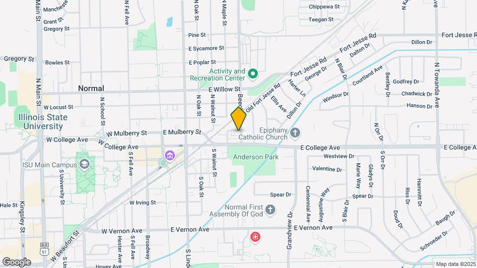 507 E Mulberry St, Unit 1 Map and Location Details