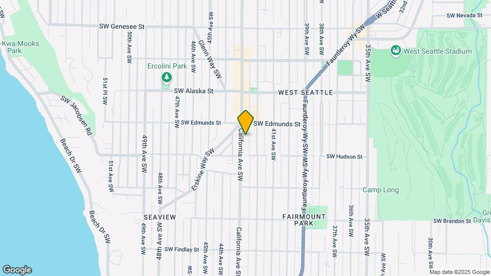 4826 California Ave SW, Unit A Mapa y Detalles de la Ubicación