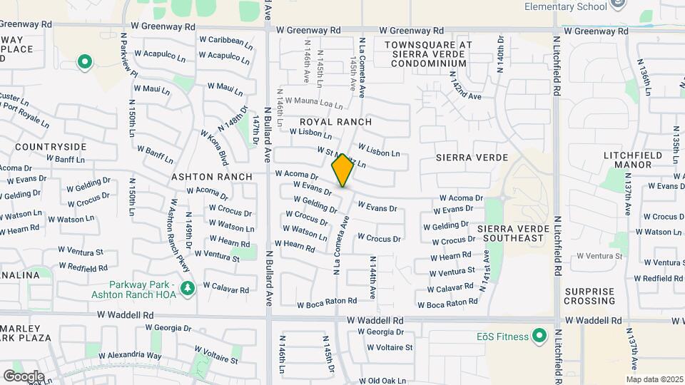14530 W Evans Dr Map and Location Details