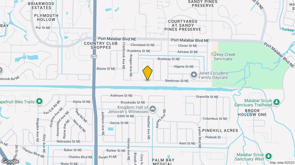 1936 Gloria Cir Map and Location Details