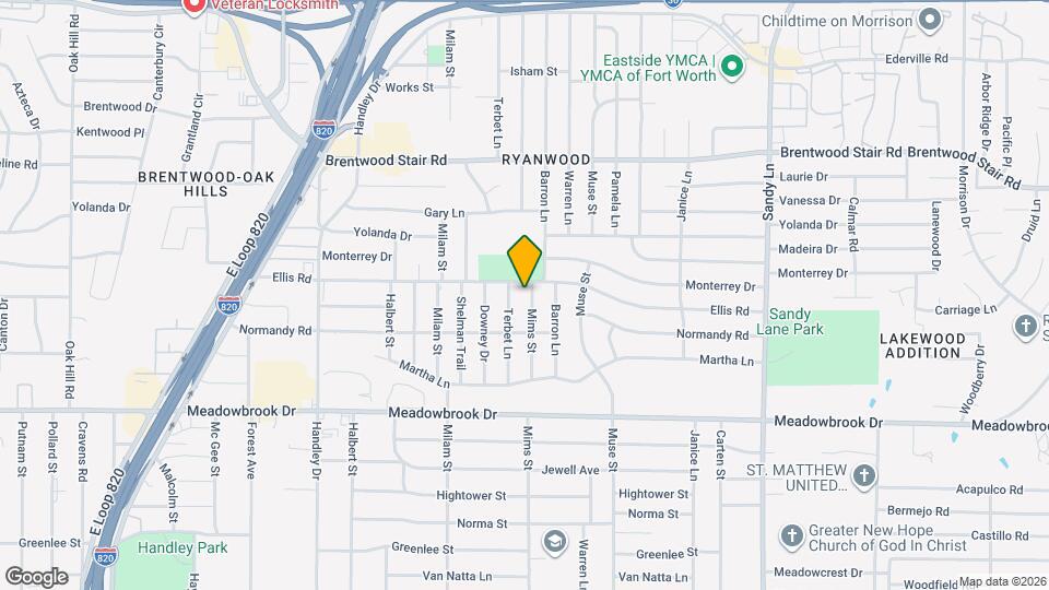 1954 Mims St Map and Location Details