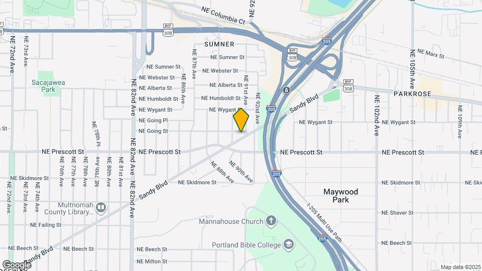 9041-9049-9049 NE Sandy Blvd Map and Location Details