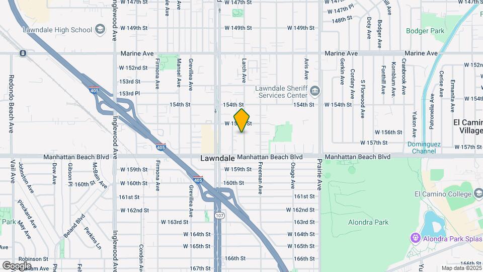 15627 Larch Ave Map and Location Details
