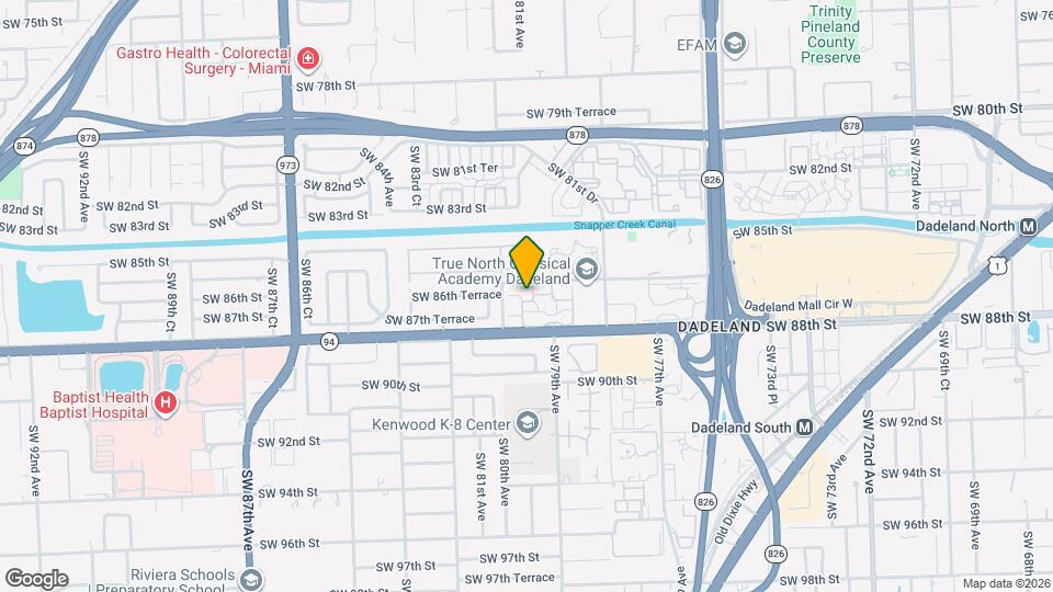 8087 SW 86th Terrace Map and Location Details
