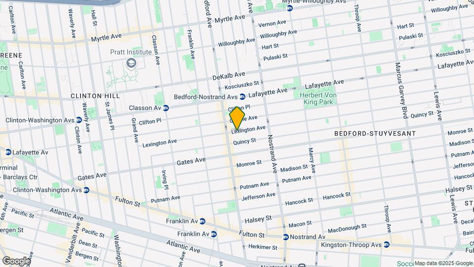 194 Lexington Ave Map and Location Details