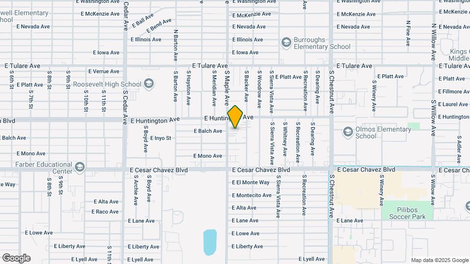 Maple Palms Apartments Map and Location Details