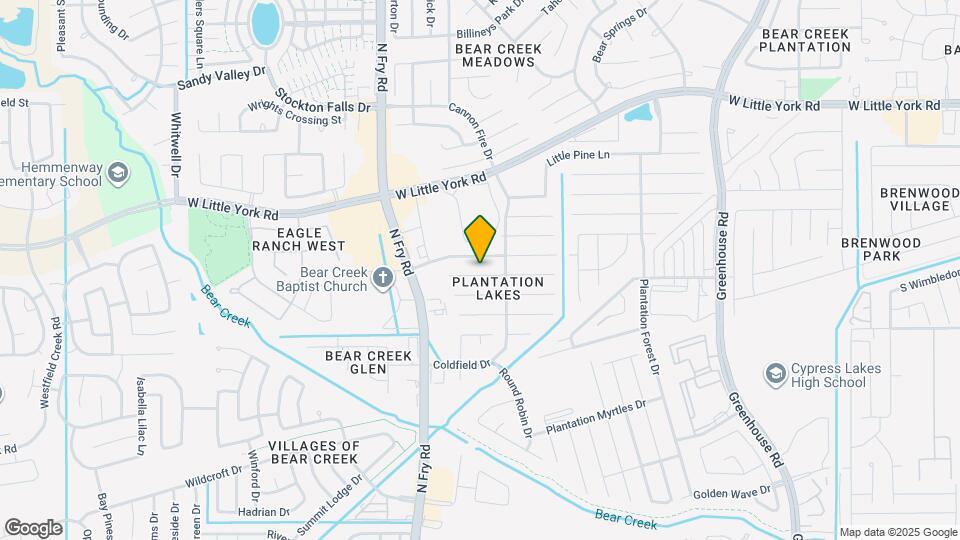 19726 Cozy Cabbin Dr Map and Location Details