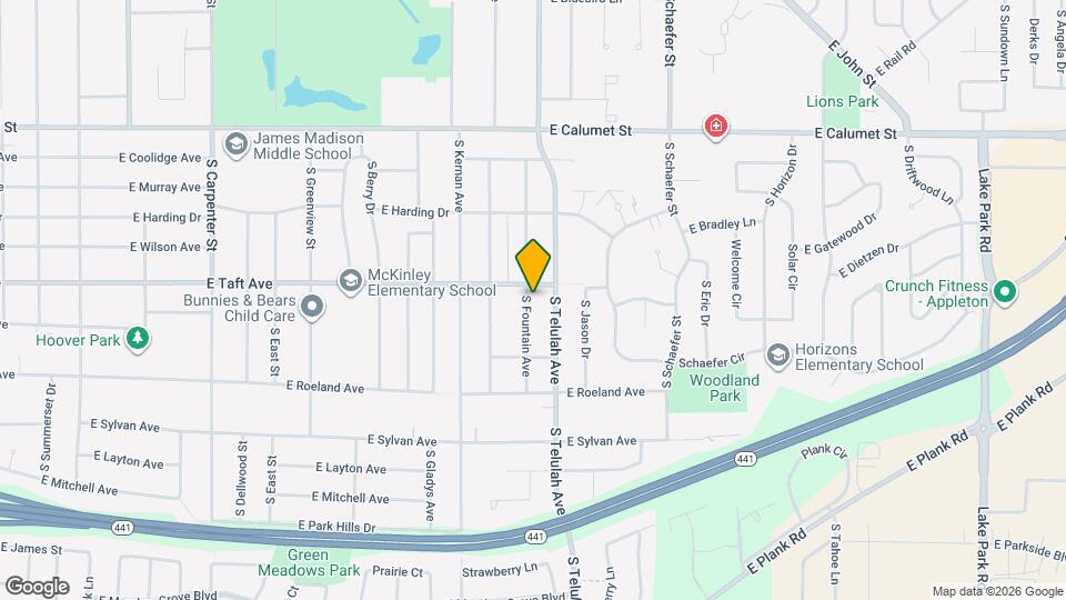 2512 S Fountain Ave Map and Location Details