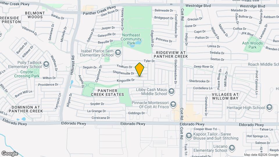 11956 Kingsville Dr Map and Location Details