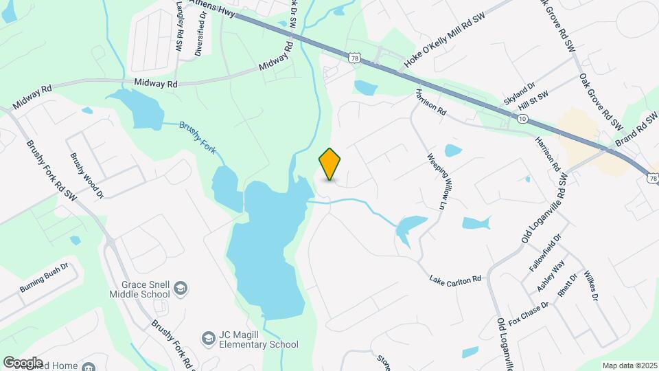 684 Weaver Falls Ct Map and Location Details