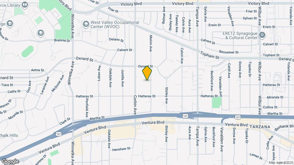 5857 Melvin Ave Mapa y Detalles de la Ubicación
