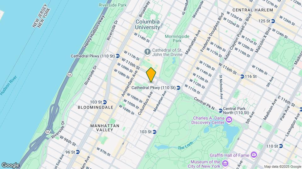 102 W 109th St Map and Location Details