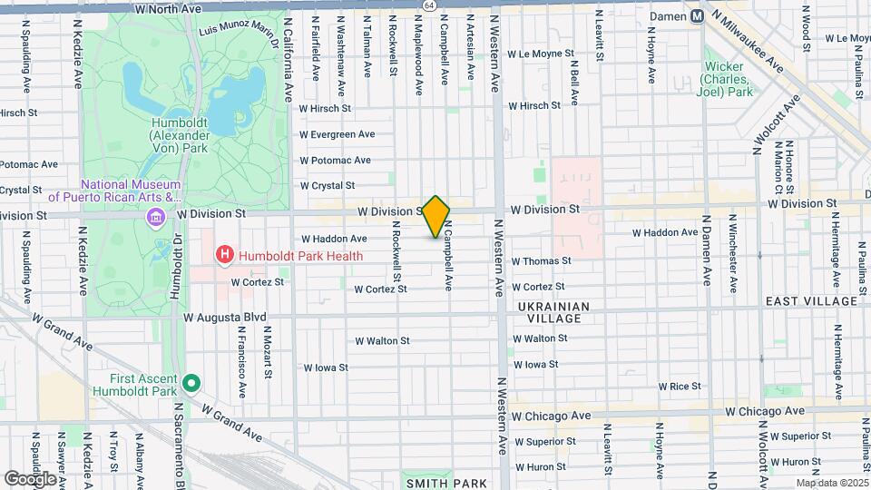 2515 W Haddon Ave, Unit 2 Map and Location Details